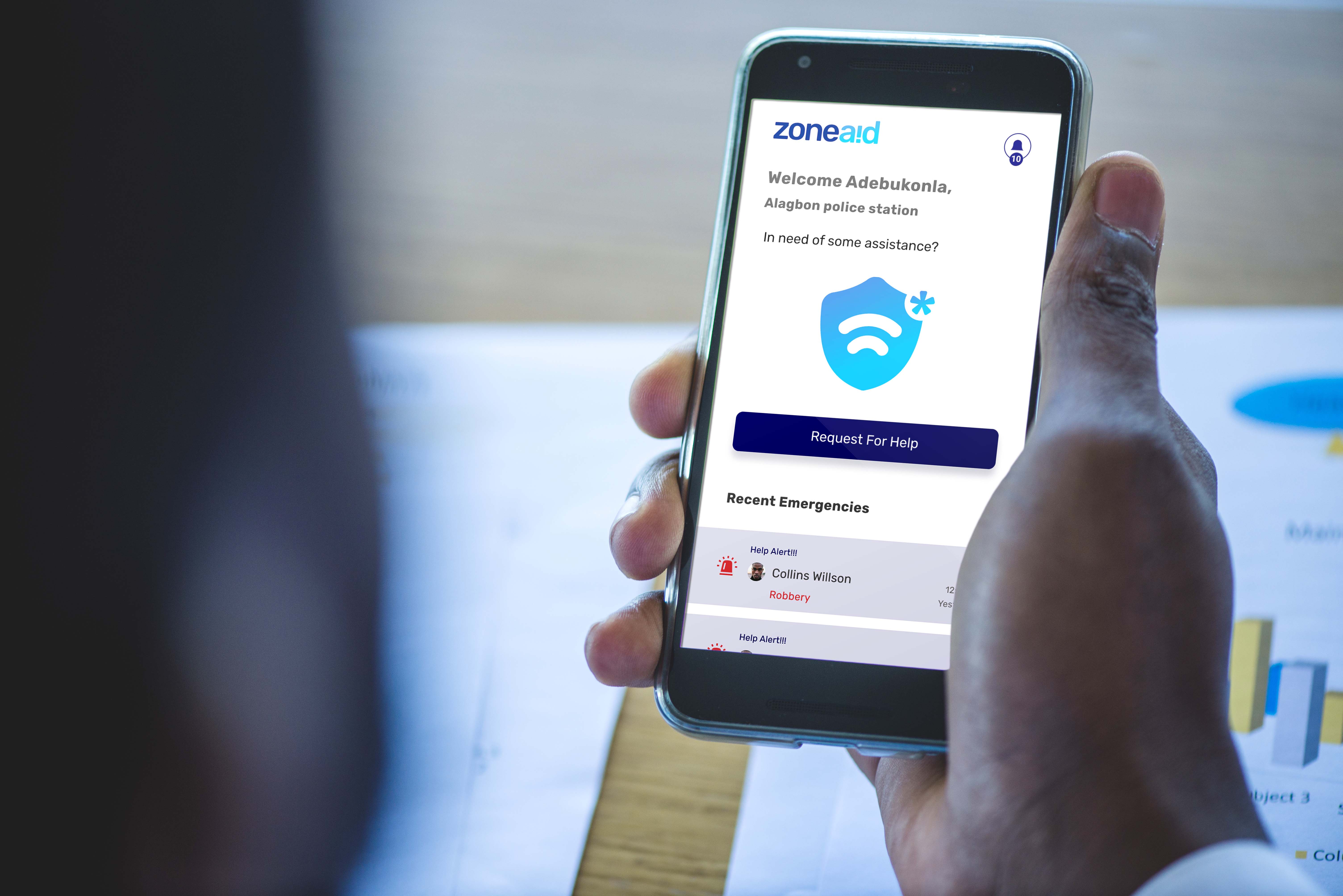 ZoneAid Emergency Safety App